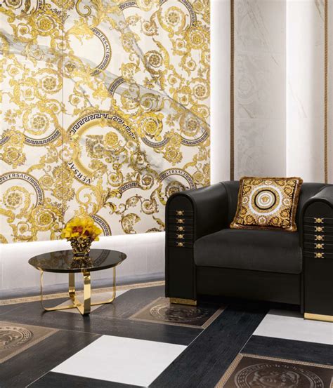 piastrelle versace gold|Versace wall tiles.